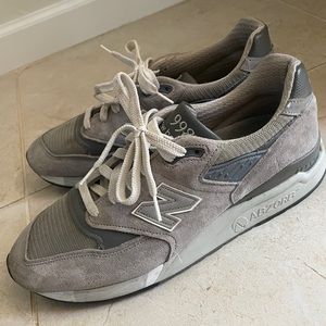 New Balance 998, USA made, classic grey color way